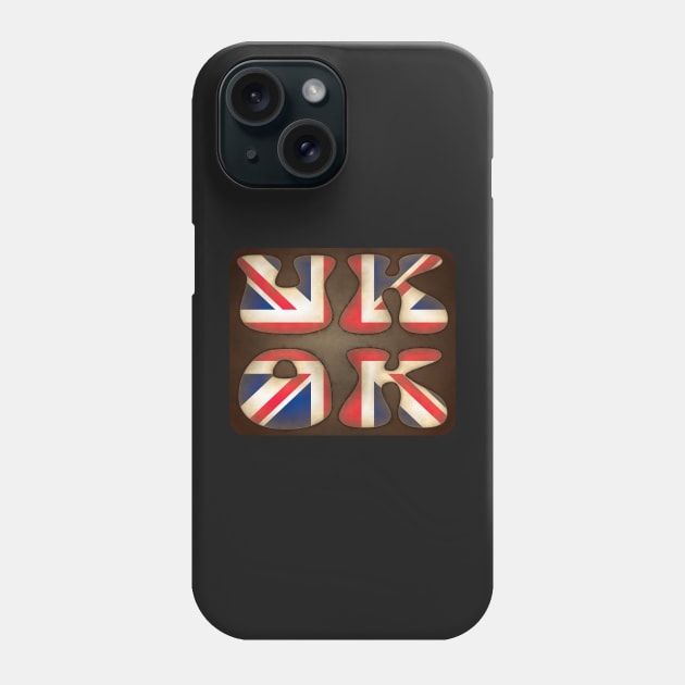 UK OK Phone Case by SolarCross