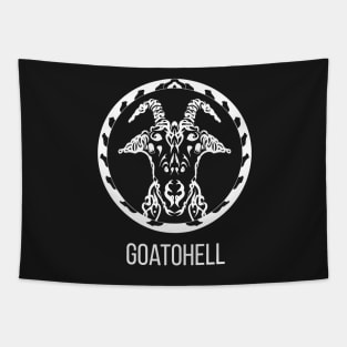 goatohell - goat to hell Tapestry