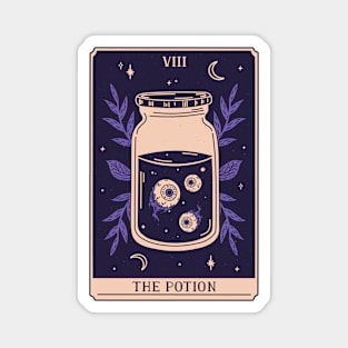 Spooky Tarot Card: The Potion Magnet