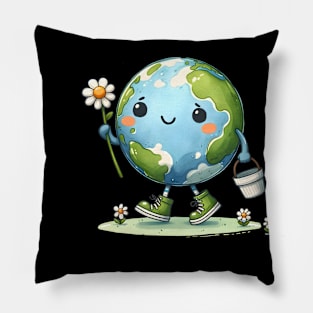 Earth Day Pillow