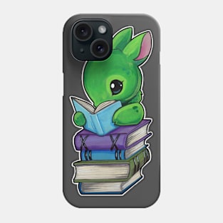 Books and bunny Phone Case