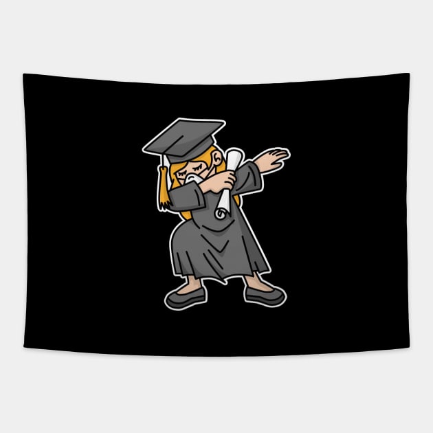 2020 DAB DABBING graduation quarantine girl senior Tapestry by LaundryFactory