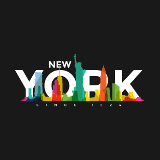 New York City Colorful T-Shirt