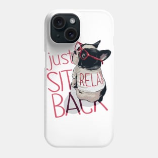 Pug Relaxing Phone Case