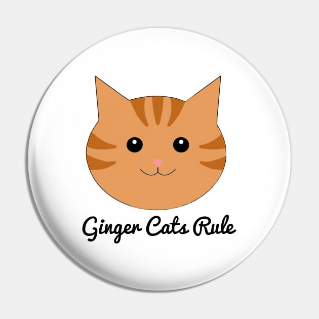 Ginger cats rule Pin by KaisPrints