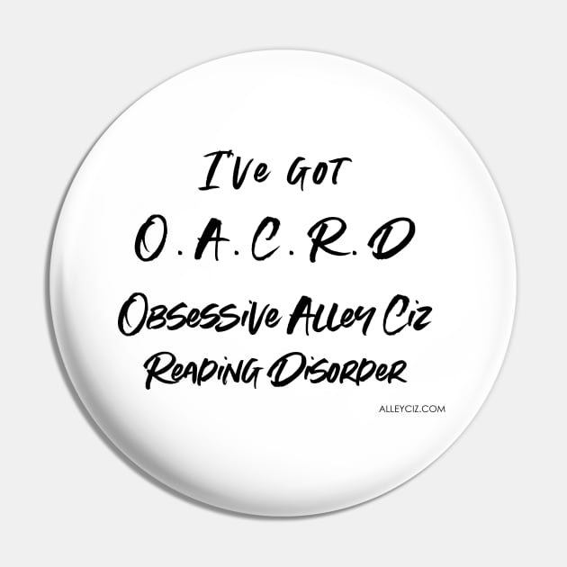 OBSESSIVE ACRD Black Pin by Alley Ciz