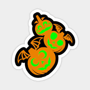 Vampire Pumpkin Buddies - Too Spooky Edition Magnet