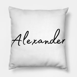 Alexander Name Calligraphy Pillow