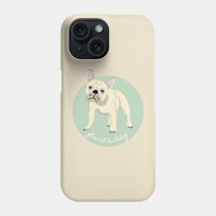 French Bulldog Frenchie Dog Breed Cursive Graphic Phone Case