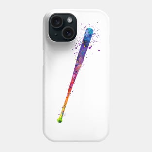 Baseball Bat Watercolor Sports Gifts Phone Case