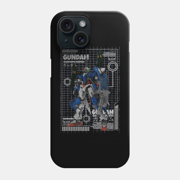 GN-001 Gundam Exia Phone Case by gblackid