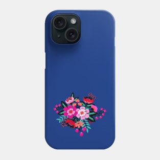 Boho flower bouquet Phone Case