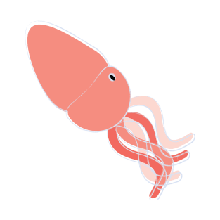 Minimalistic Squid T-Shirt