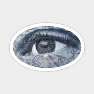 Batik style Eye Magnet