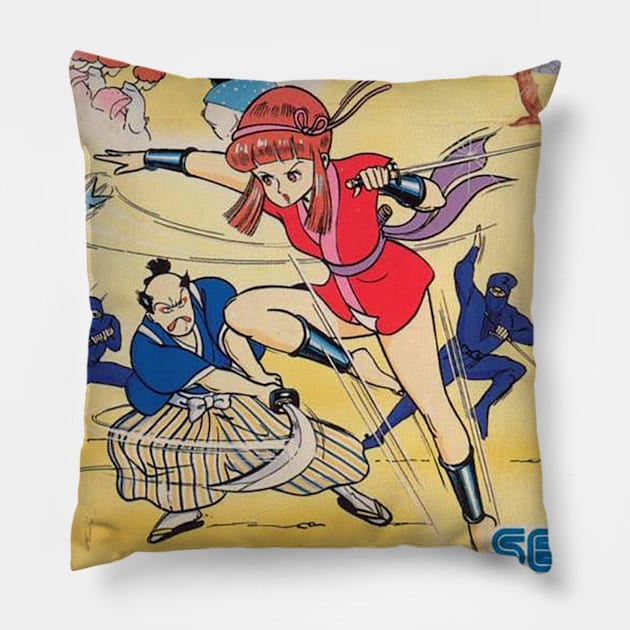 Ninja Princess Pillow by The Basement Podcast