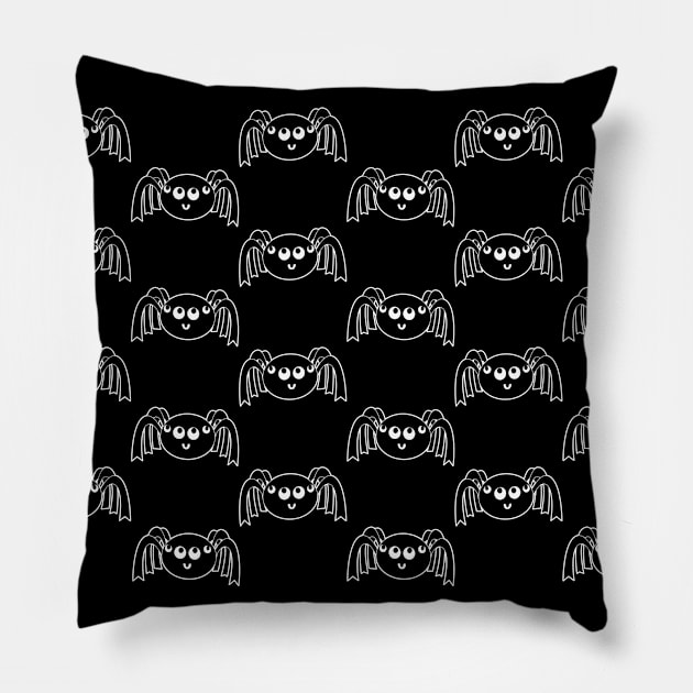 Cute Spiders Pillow by LunaMay