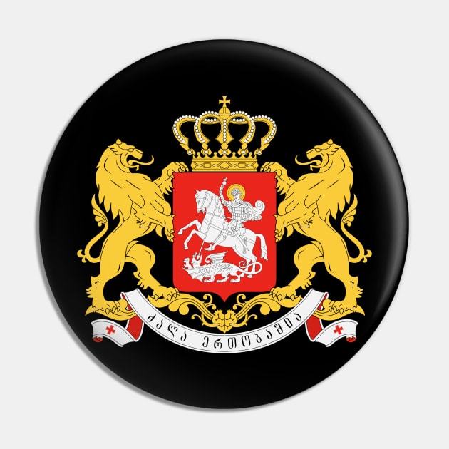 Coat of arms of Georgia Pin by Wickedcartoons