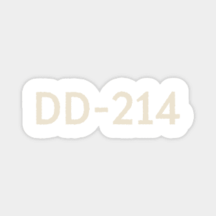 DD-214 Tan Magnet