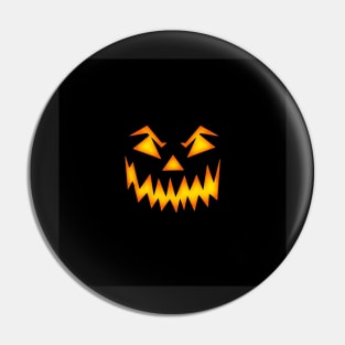 Halloween Pumpkin Scare Face Jack O Lantern- fun trendy graphic design of a scary pumpkin face available on many products Pin