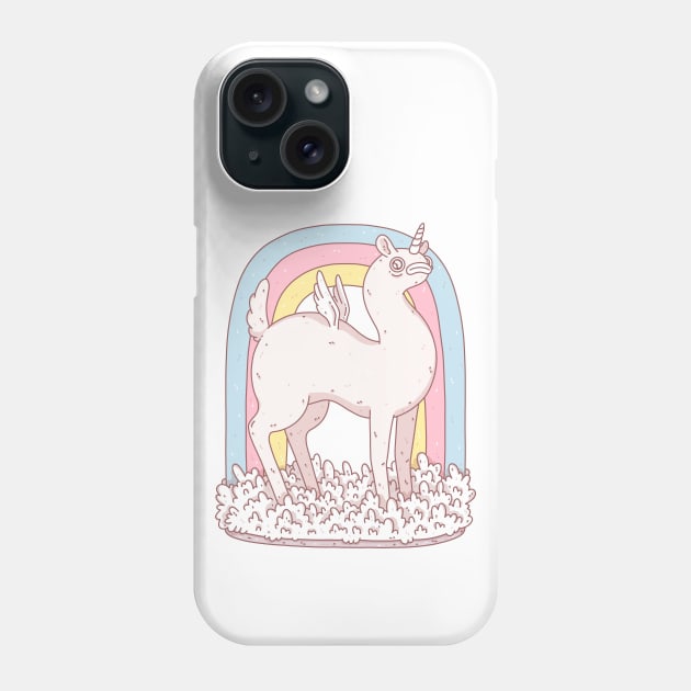 sad unicorn Phone Case by odsanyu