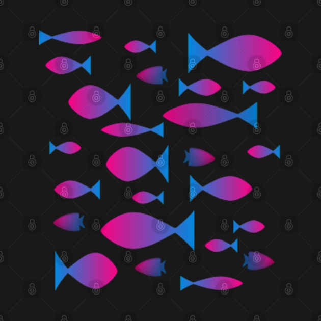 Minimalist fish pattern by RENAN1989