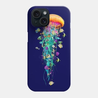 Electric Jellyfish Phone Case