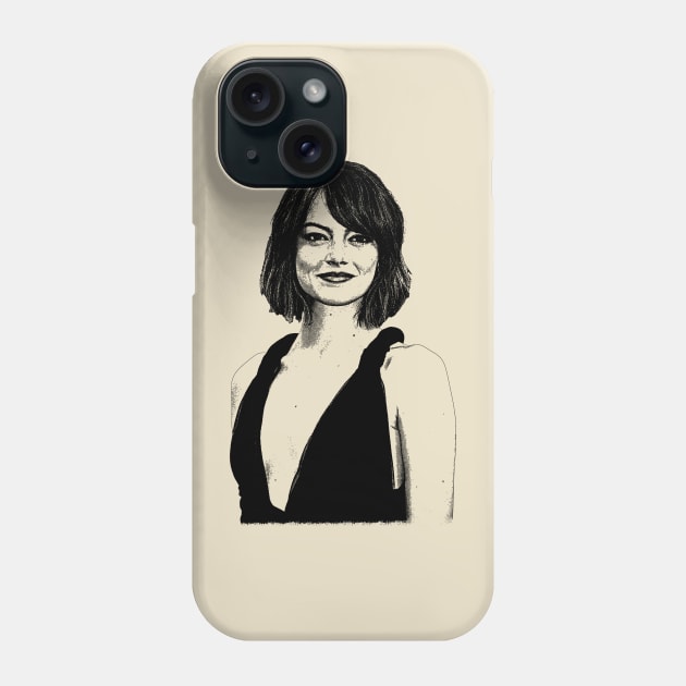 Emma Stone Phone Case by Lowchoose