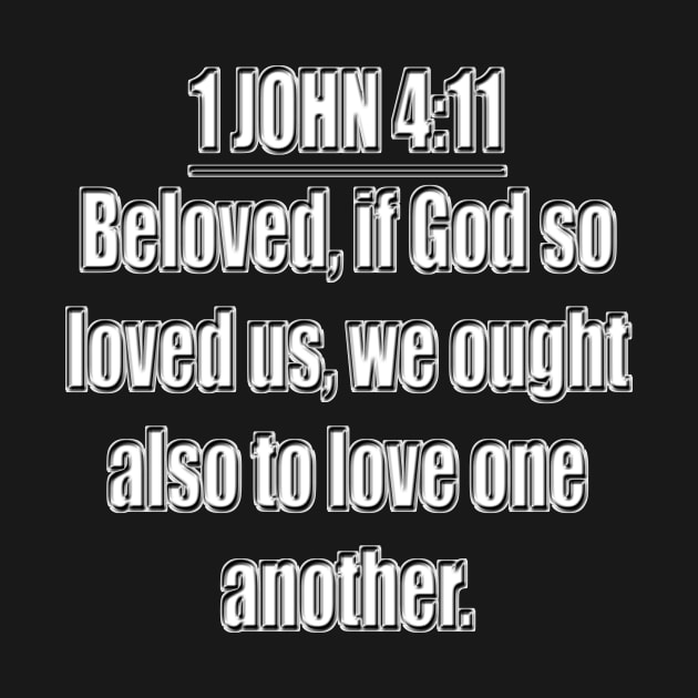 Bible Verse 1 John 4:11 by Holy Bible Verses