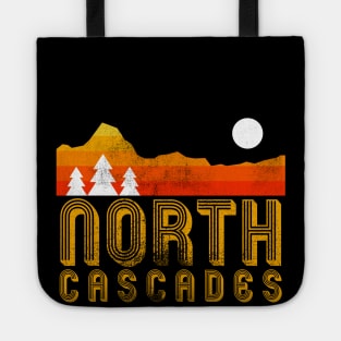 North Cascades  national park retro vintage Tote