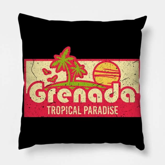Grenada vacay Pillow by SerenityByAlex