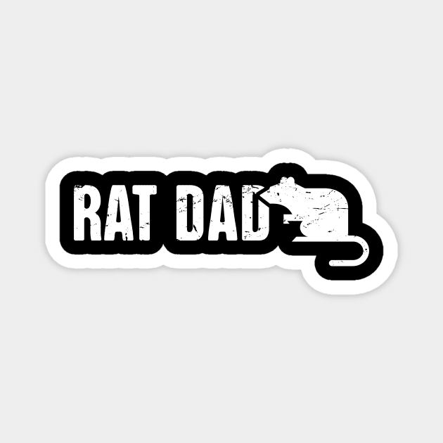 Rat Dad | Funny Gift Magnet by MeatMan