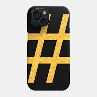 # Hashtag Orange Yellow Phone Case