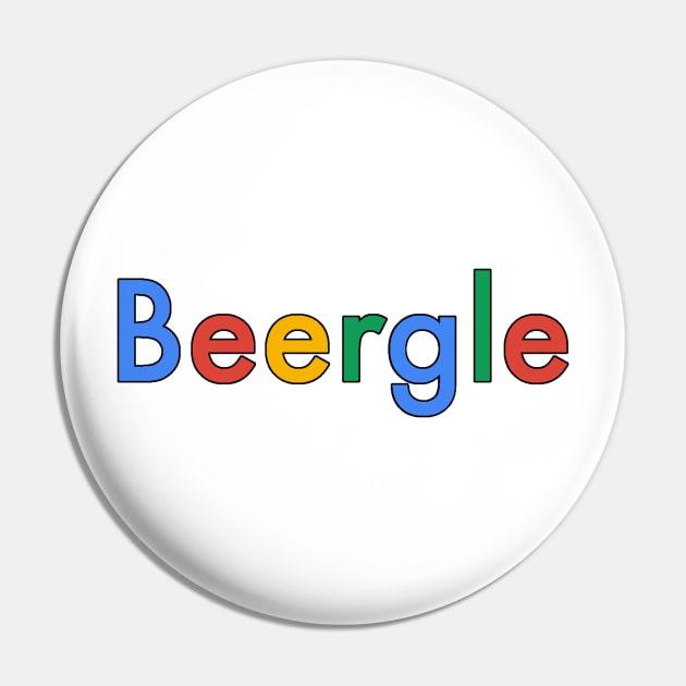 Beer Search Engein (Black Outline) Pin by PerzellBrewing