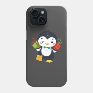 Christmas penguin Phone Case