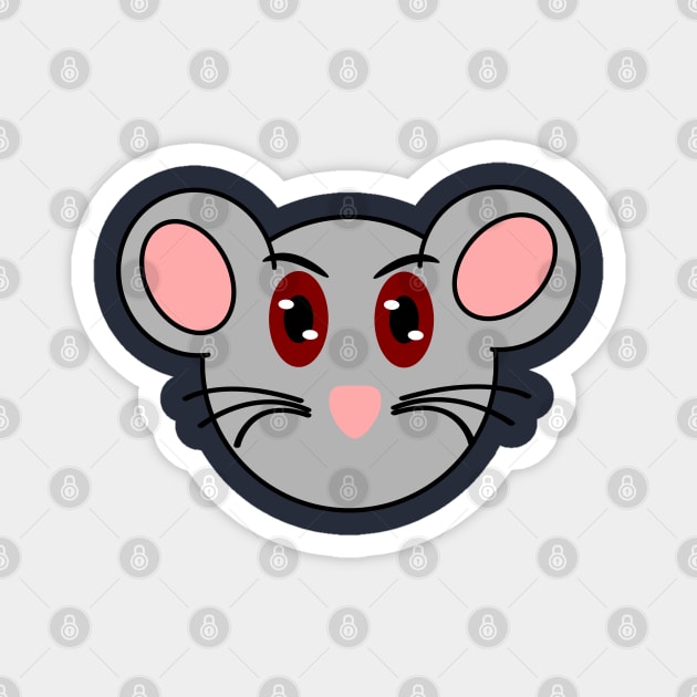 anime mouse Magnet by ALLAMDZ