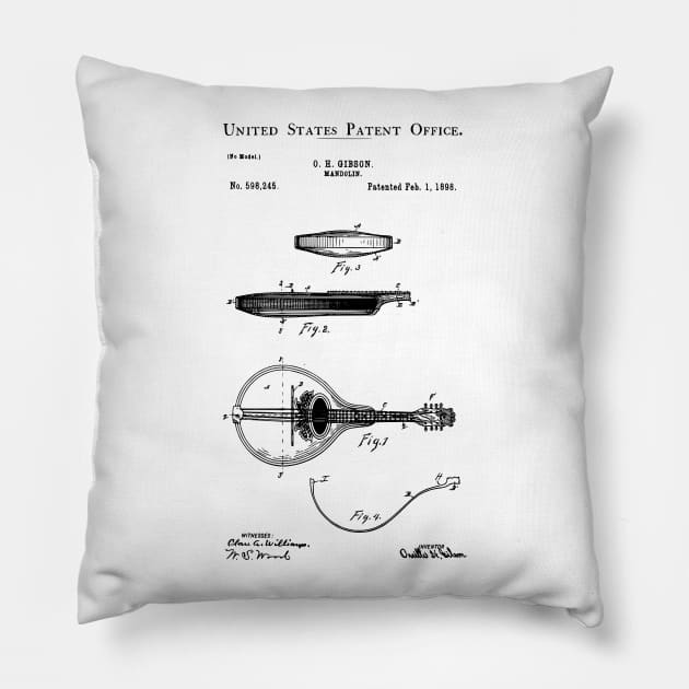 US Patent - Mandolin Pillow by Taylor'd Designs