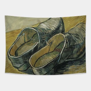 A Pair of Leather Clogs by Vincent van Gogh Tapestry