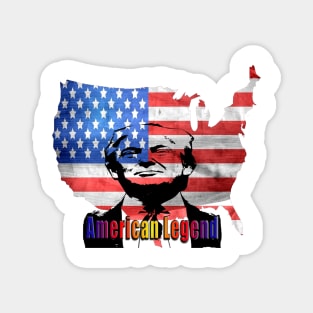 Trump American MugShot Legend Magnet