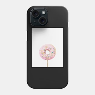 Pink donut Print Pink, Girls Nursery Room Decor, Candy, Kids room print art, Trendy modern print Phone Case