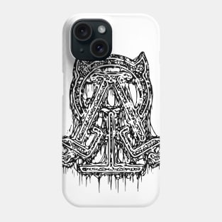 Dark, Dreary, and Deathly #1 (Black) Phone Case