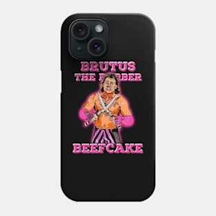 Snip, Snip, Slam: Brutus 'The Barber' Beefcake Phone Case