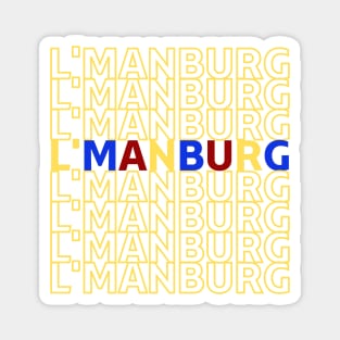 Lmanburg Repeated pattern Magnet