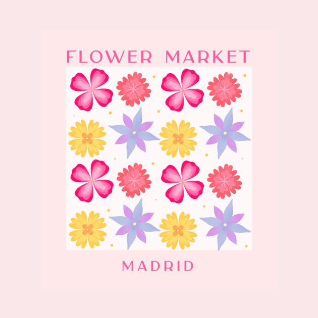 Flower Market Illustration by Matisse Studio