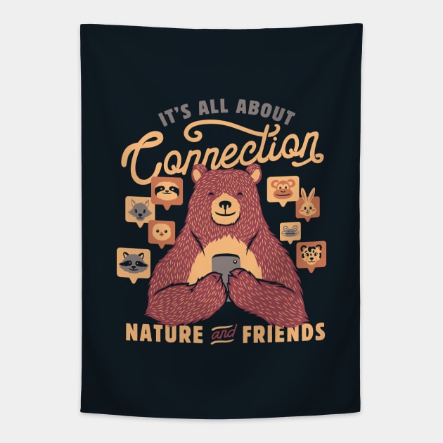 It's All About Connection by Tobe Fonseca Tapestry by Tobe_Fonseca