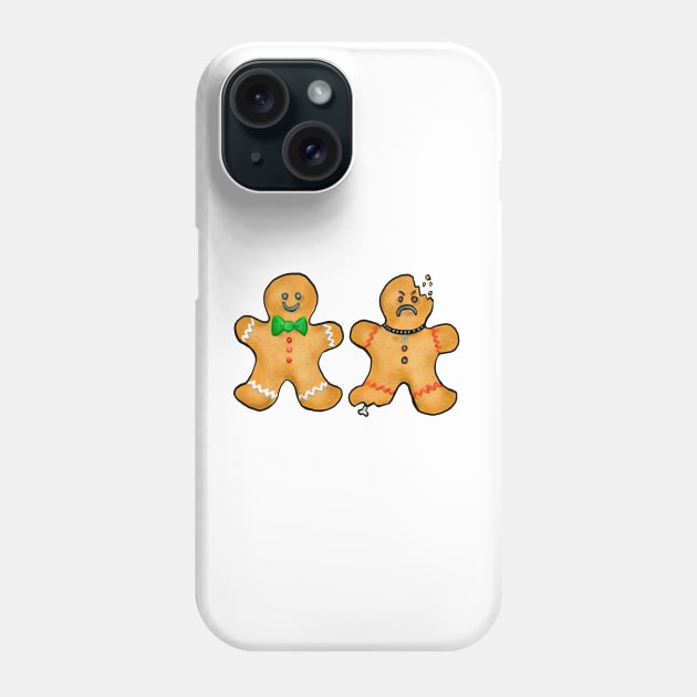 Gingerbread Gone Bad Phone Case by RachWillz