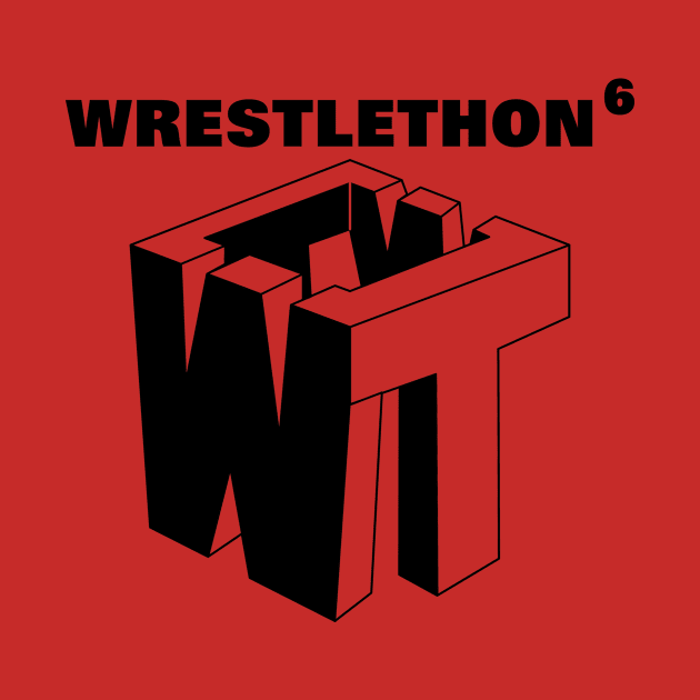 Wrestlethon 6 Black Logo by Wrestlethon