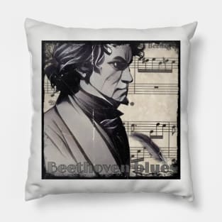 Beethoven blues Pillow