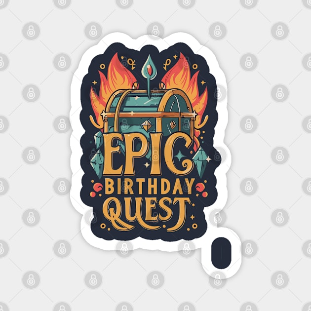 Epic BIrthday Quest Magnet by XYDstore