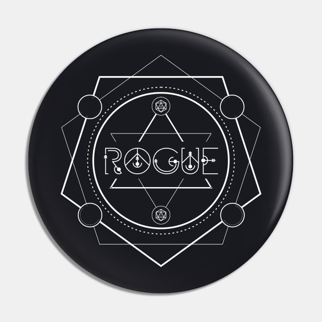 Rogue Character Class TRPG Tabletop RPG Gaming Addict Pin by dungeonarmory