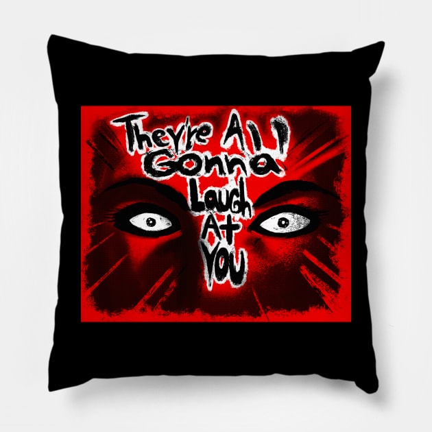 Carrie Eyes Pillow by DougSQ